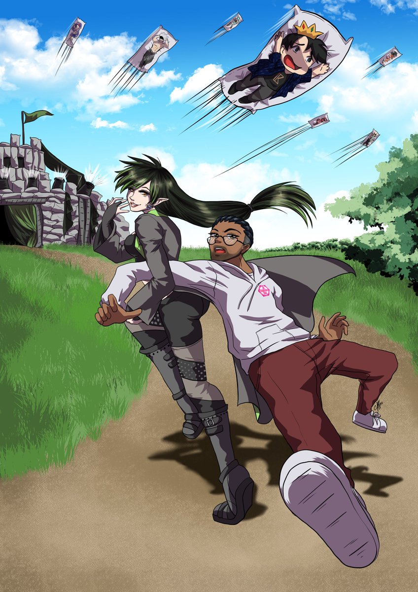 headentale's tweet photo. OH No! @PhrankieSenpai has turned poor @NyMochia into a bodypillow and I'm next! Aaaaaaah!!

Massive shoutout to the artist who did a marvellous job with very convoluted instructions!! https://t.co/WsvQquAvsx https://t.co/luihM334vQ