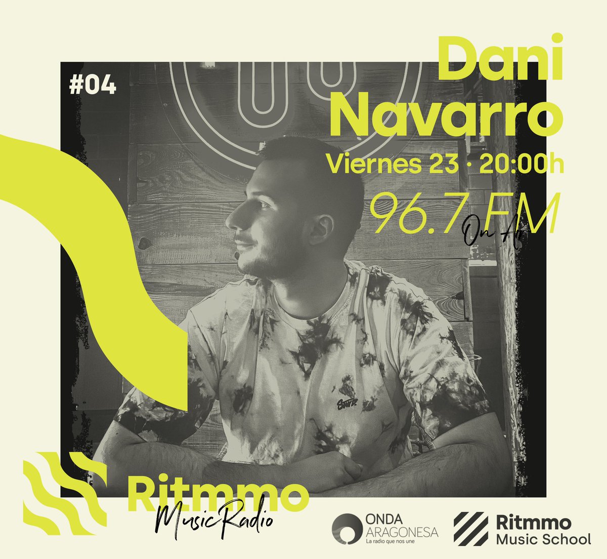 Hoy en Ritmmo Music Radio tendremos a Dani Navarro. Escúchanos en el 96.7 Fm de Zaragoza! <a href="/ondaaragonesa/">Onda Aragonesa</a> <a href="/Ritmmo_School/">Ritmmo</a>