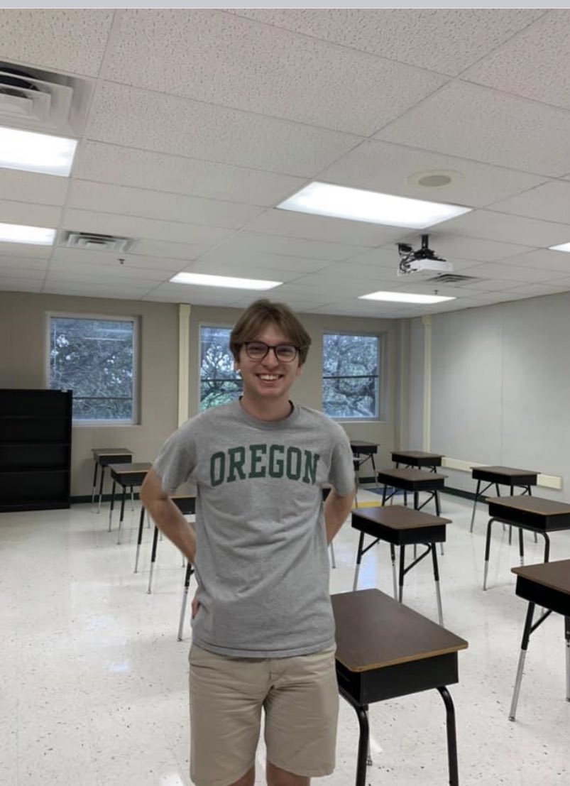 Super proud of this Nichols ES Mustang! First visit to his 3rd grade classroom. You are going to accomplish amazing things and be an awesome teacher! So proud of you Will!❤️ <a href="/Beesreader/">Paula Warden</a>
