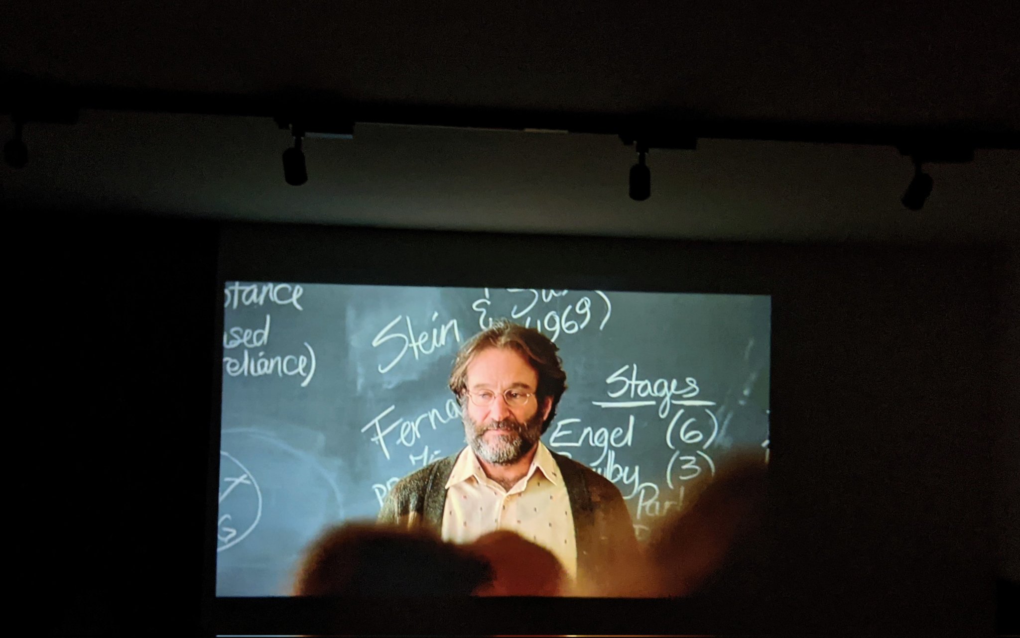 A Good Will Hunting kind of Friday night. Happy birthday, Robin Williams. 