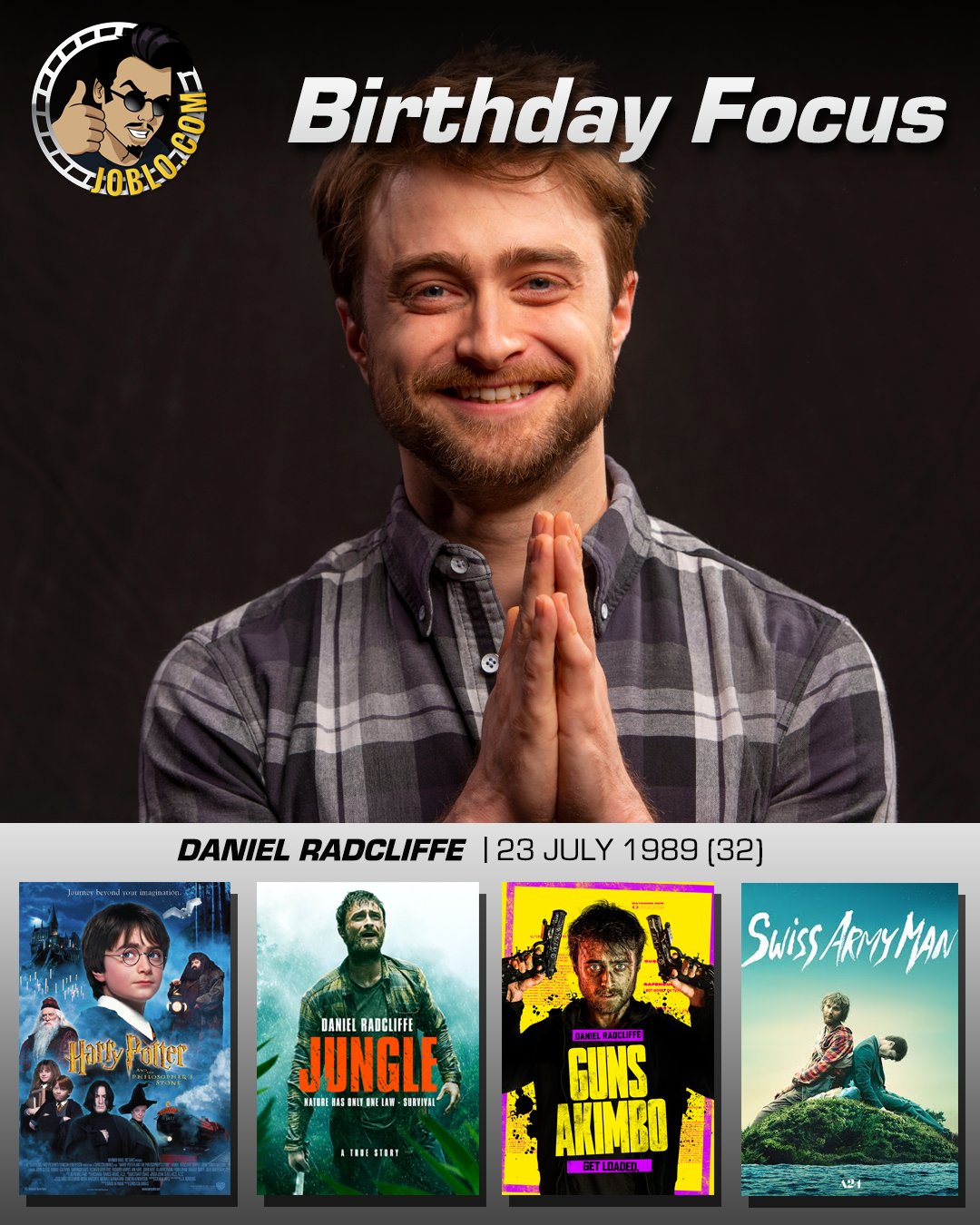 Wishing Daniel Radcliffe a very happy 32nd birthday! 