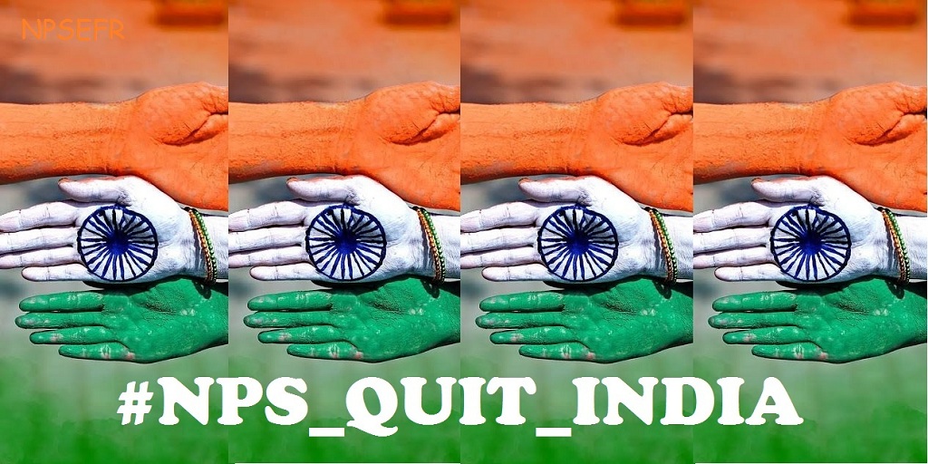 #NPS_QUIT_INDIA
🇮🇳 All India Twitter Campaign 
15 August 2021
2 PM To 5 PM