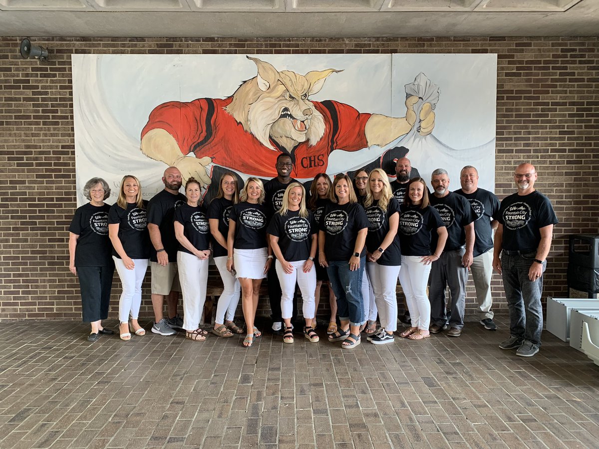 It’s always exciting to kick off a new school year with these amazing people in our feeder pattern! #FountainCityStrong