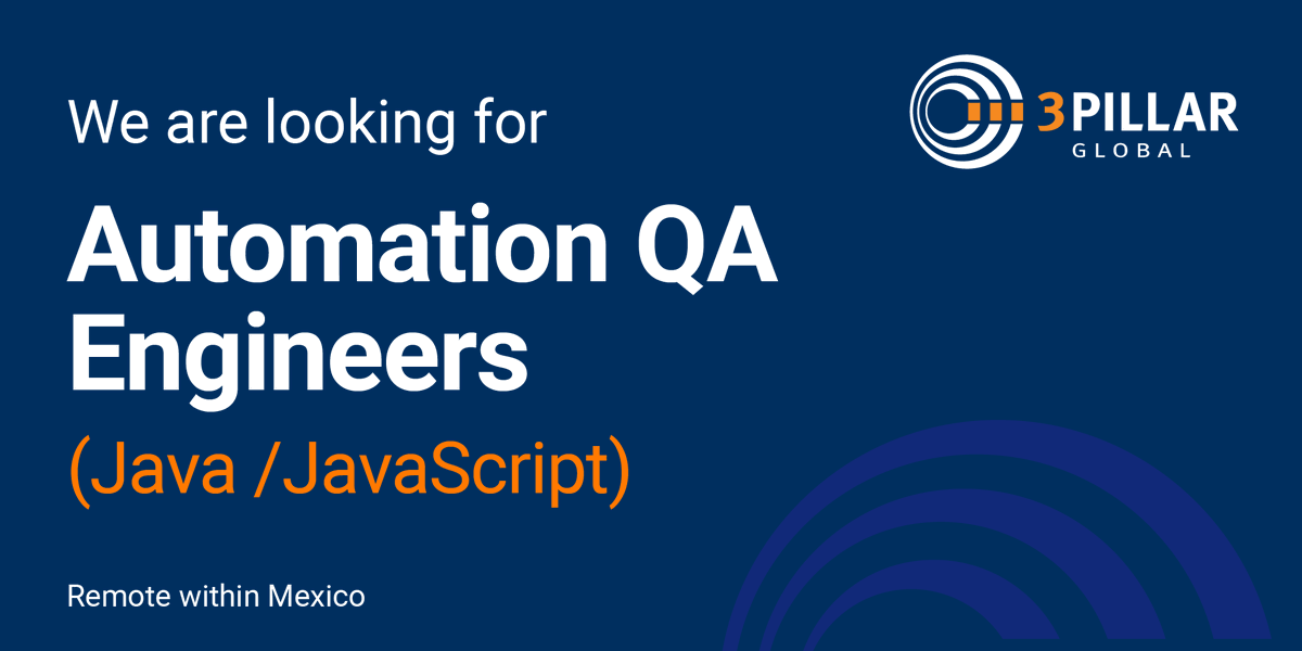 3Pillar Global is searching for a QA Engineer experienced in Automation.

If you think you could fit, apply now!
jobs.lever.co/3pillarglobal/…