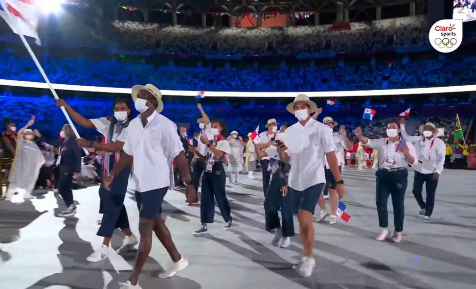 prensacom's tweet photo. Más imágenes de la participación panameña en el desfile inaugural de #Tokyo2020 
Lea el especial Estamos con ustedes en #LaPrensaSecuestrada: https://t.co/qnYAj7pFK5 
Fotos: @COlimpicoPanama https://t.co/lZDOllkw7i
