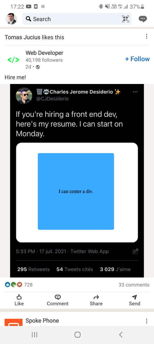 Instant hire.
Source: LinkedIn.