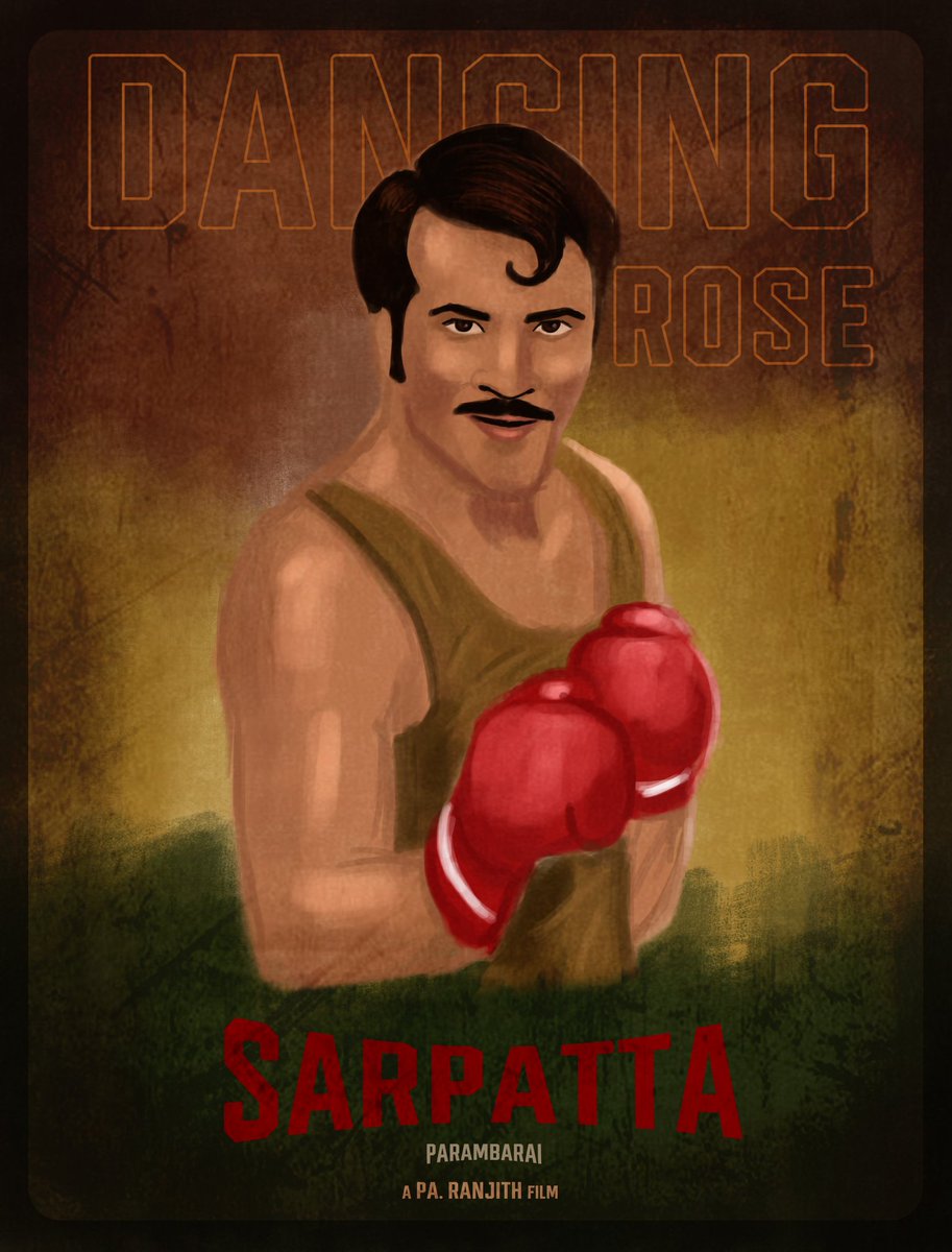 _f4rhaan_'s tweet photo. Recently watched the movie #SarpattaParambarai great one from P.A Ranjith , Amazing performance by @arya_offl and all of them.
A watchable movie now steaming on @PrimeVideo
Done a qucik character study from the movie
#Kabilan #dancingrose https://t.co/TMsrsaDtMm