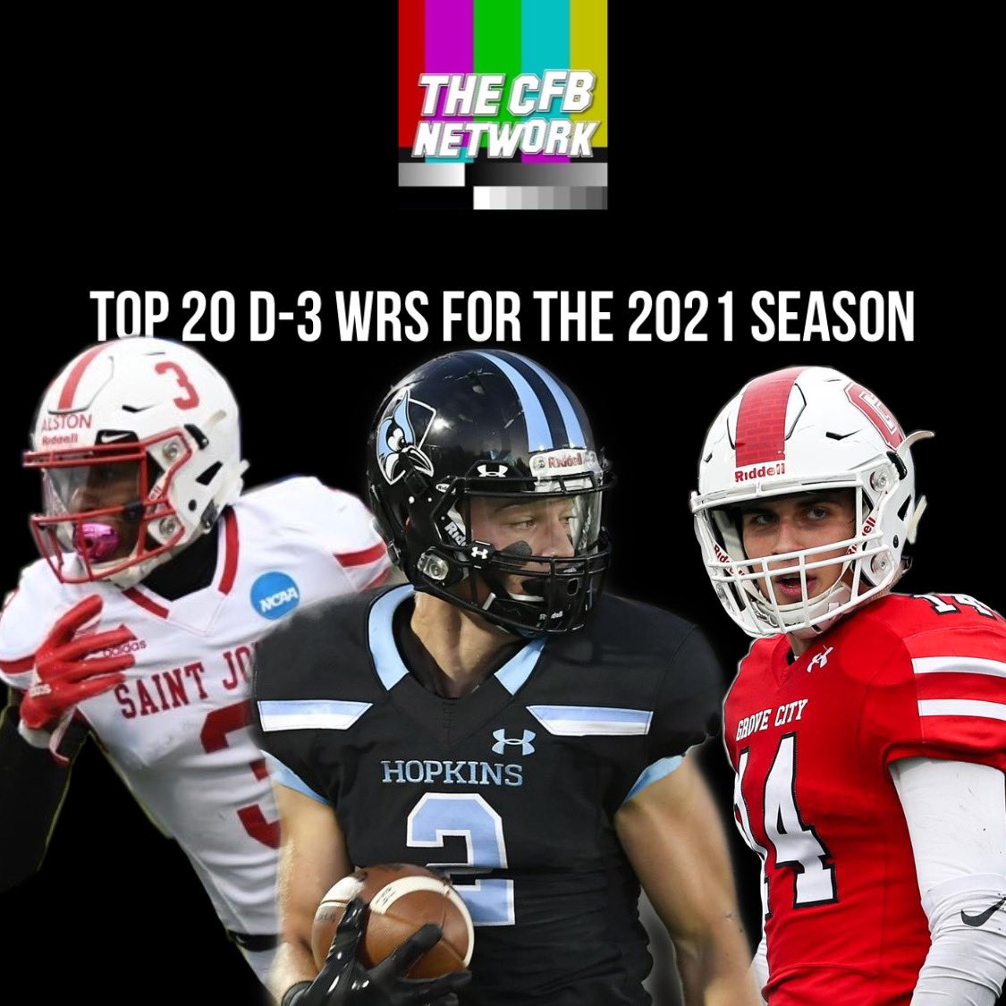 thecfbnetwork's tweet image. Here are our picks for the Top 20 Division III WRs!

Who did we snub? Who is your top WR?