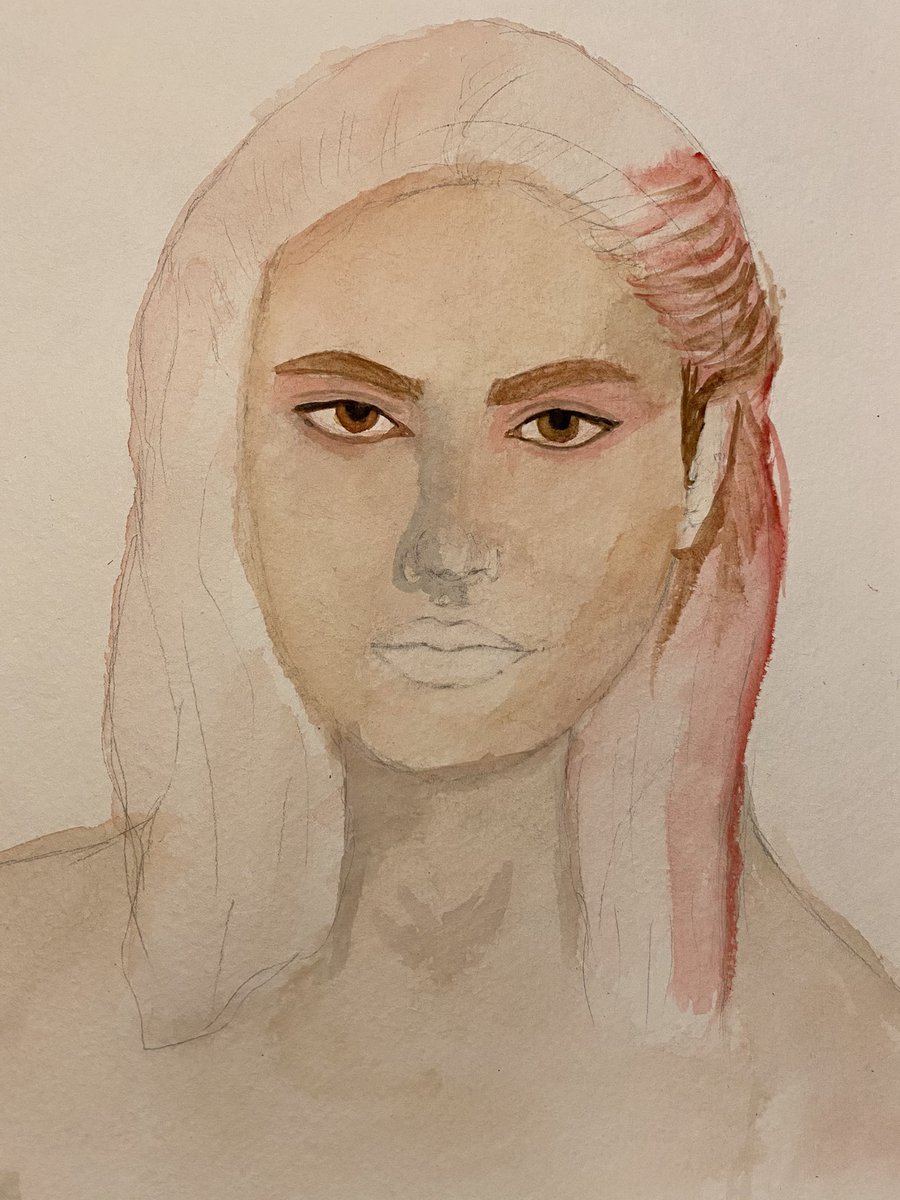 khthought's tweet photo. اكثر رسمة تعبتي + اني قررت اهجر الالوان المائية والخشبية لأني ما استمتع فيهم🙂 https://t.co/q0QpGrqlss