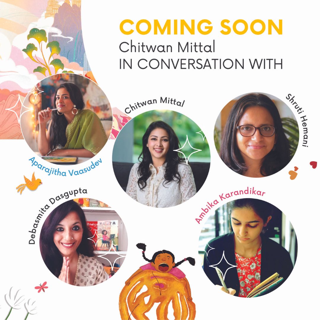 Coming soon on IGTV live: Our Founder, Chitwan Mittal in conversation with our fabulous illustrators: Debasmita Dasgupta <a href="/debasmita_d/">Debasmita Dasgupta</a>, Aparajitha Vaasudev <a href="/apafuzz/">Aparajitha Vaasudev</a>, Ambika Karandikar <a href="/ambika706/">Ambika Karandikar</a> and Shruti Hemani. Stay tuned to our Insta page <a href="/adidevpress/">adidevpress</a>