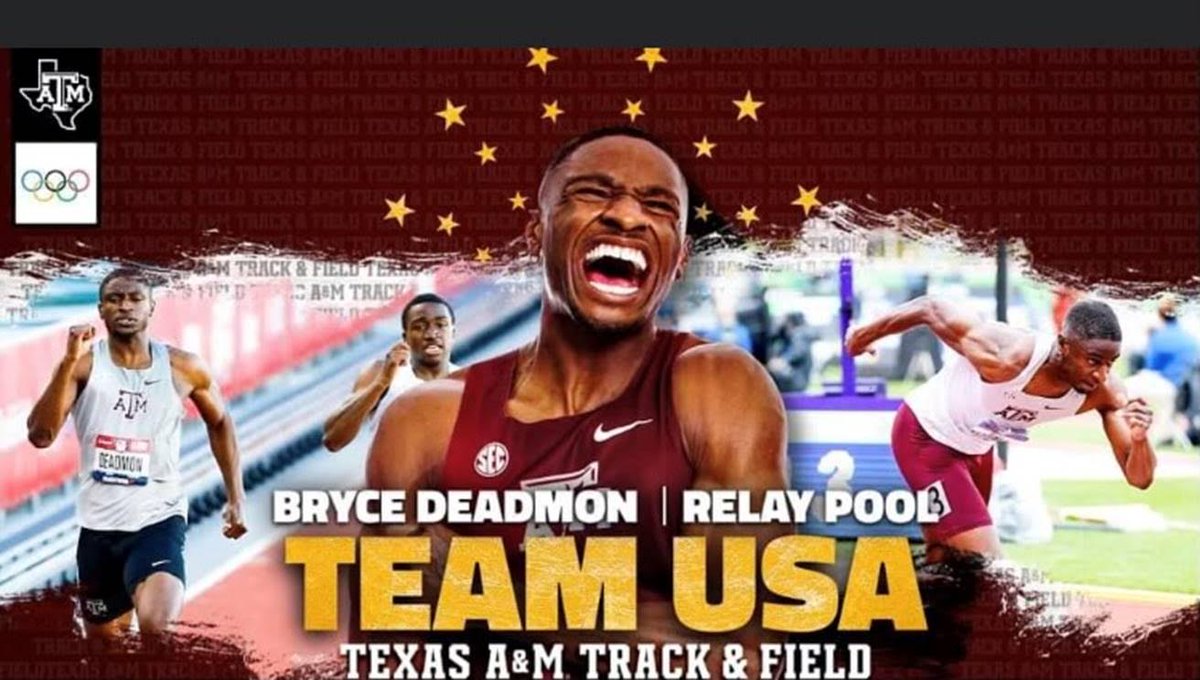 FortBendISD's tweet photo. Tokyo Bound! 🇯🇵 Ridge Point Graduate Bryce Deadmon is on his way to the Olympics to compete in the mixed 4X400 mixed relays. 🏅

Join Bryce and his family for a send off at United Airlines at IAH this Saturday at 5 a.m. Good luck Bryce! https://t.co/ZVo92RCNdg