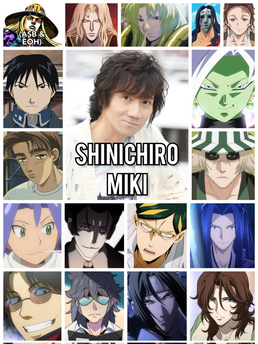 Personagens Com os Mesmos Dubladores! on X: Agora não temos só um mas DOIS  dubladores brasileiros que coincidentemente compartilharam personagens com  um seiyuu, o Shinichiro Miki! O Hermes Baroli dublou o Roy