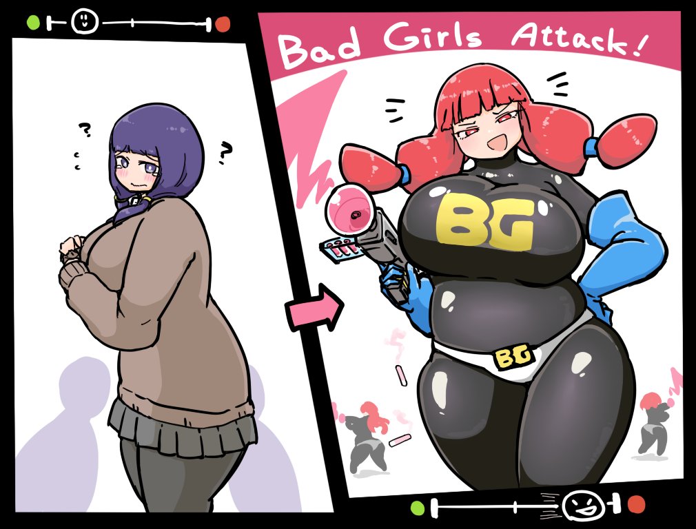 戦闘員化牛園ちゃん
わるい組織バッドガールズの一員にされた牛園ちゃん...!!
強気な態度の戦闘員姿にはもう以前の内気な少女は見いだせない...!!
街を侵略するバッドガールズ...!よわそう!
Usizono chan Bad underling TF !