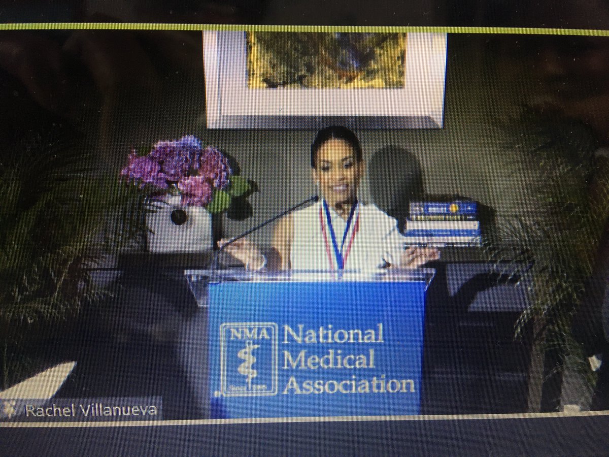 Congratulations @NationalMedAssn 122nd President @DrRachelSays ! Inspirational Installation speech about family #Roots in #Haiti & your #leadership plans! #NMA2021 @SNMA  @SNMA_MAPS @cclareMDMPH @docmosho   @rolandsmartin @BlkWmnMDArchive @acog @MGKnightMD @nyulangone @AAMCtoday