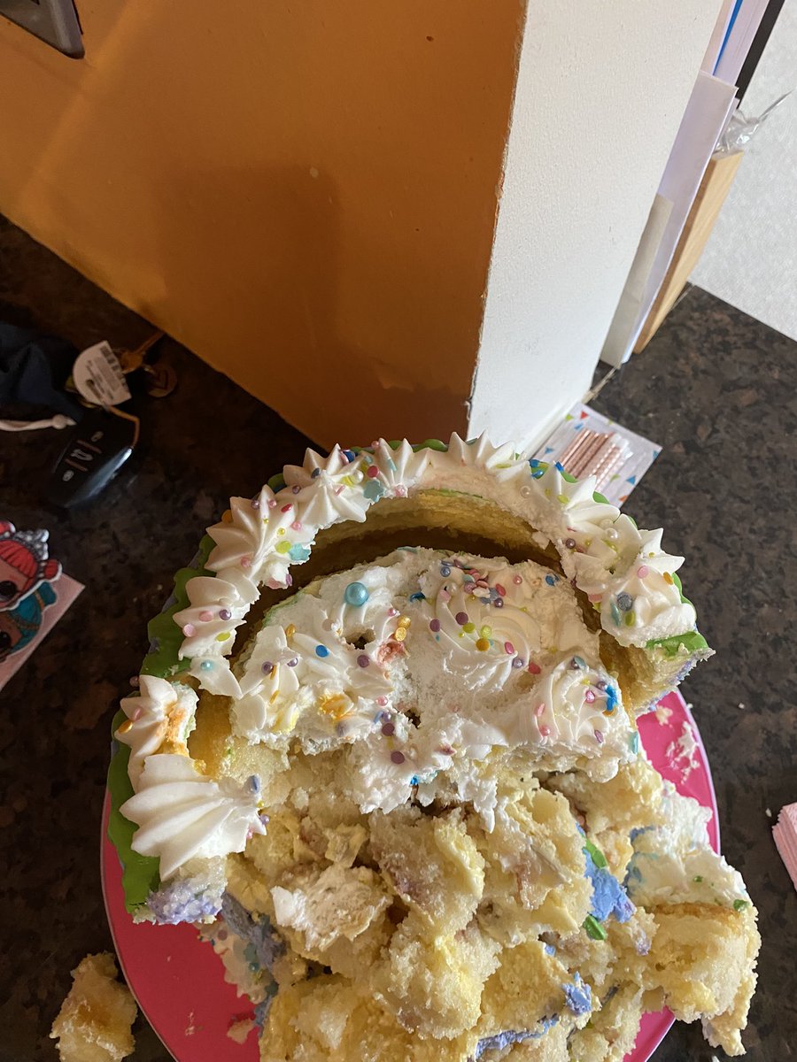 catcamp1's tweet photo. Surely £145 cakes aren’t supposed to collapse. Apparently it’s not worth a refund as @3dcakesuk are not responsible once you collect your cake! 😡 https://t.co/JhIxBFATiq