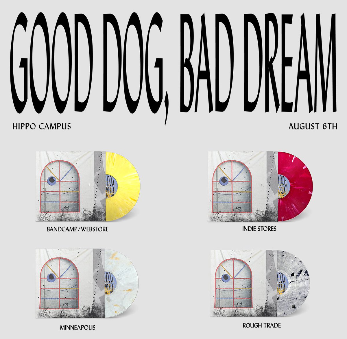 thehalocline's tweet photo. TWO WEEKS TIL GOOD DOG, BAD DREAM IS OUT
https://t.co/CYVL86HDYc https://t.co/lqUIcuxxra