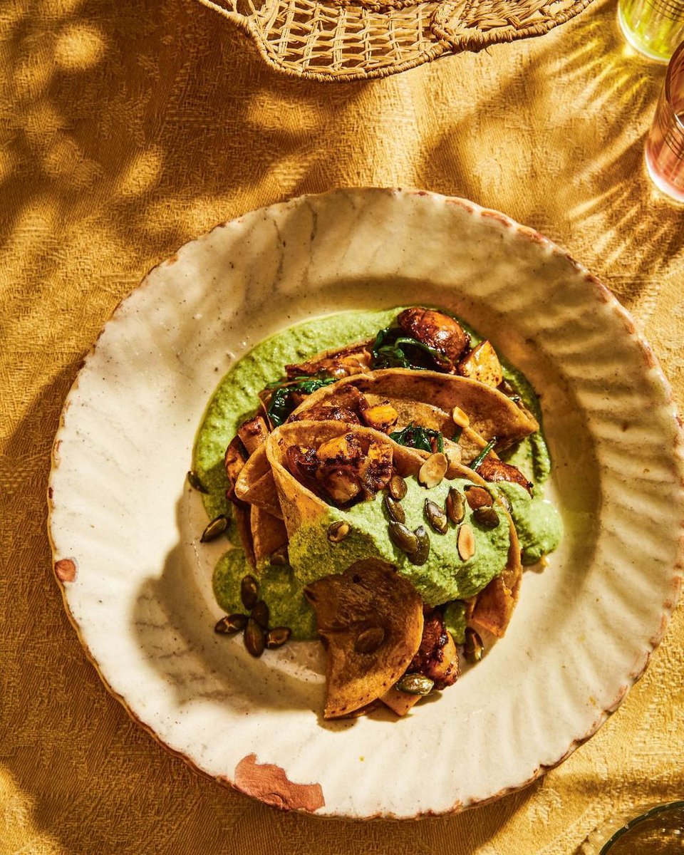 Santo Remedio (@santoremediouk) on Twitter photo A vegan favourite from <a href="/CDMXCookbook/">Ciudad de México Cookbook</a>: Celeriac & Mushroom Tacos with Pipián Verde, the perfect crowd pleaser! 🌮
The key is the Pipián, deep with flavour from pumpkin seeds, tomatillos, and fresh herbs. 🌱
#CiudaddeMexicoCookbook
📸: <a href="/robertbillingto/">Robert Billington</a> A vegan favourite from <a href="/CDMXCookbook/">Ciudad de México Cookbook</a>: Celeriac & Mushroom Tacos with Pipián Verde, the perfect crowd pleaser! 🌮
The key is the Pipián, deep with flavour from pumpkin seeds, tomatillos, and fresh herbs. 🌱
#CiudaddeMexicoCookbook
📸: <a href="/robertbillingto/">Robert Billington</a>
