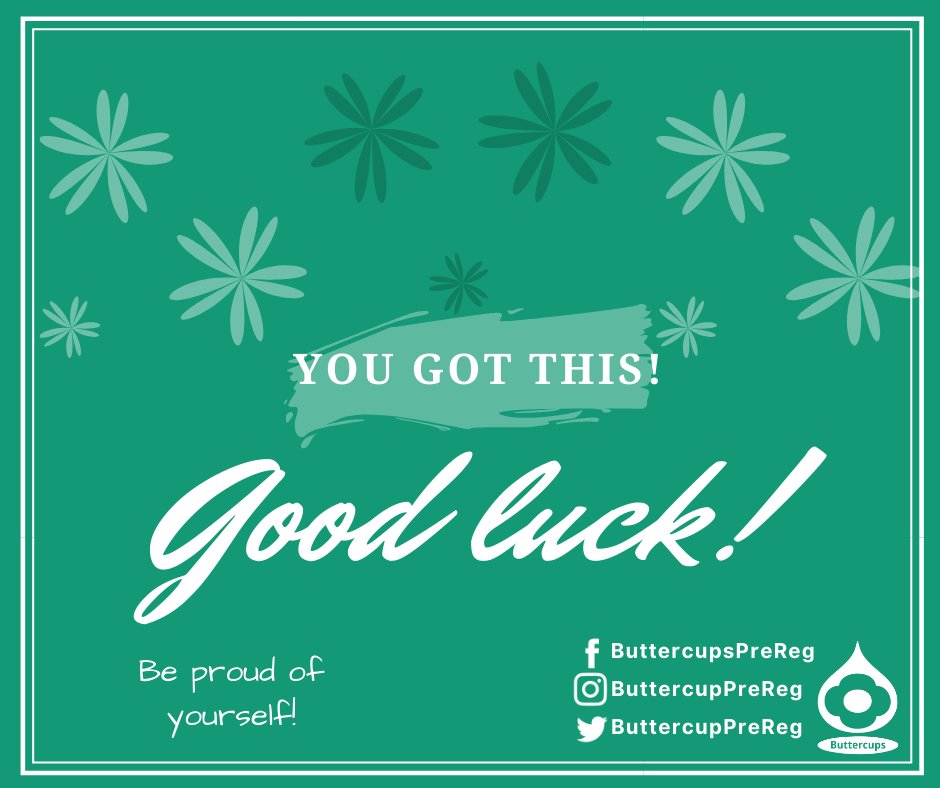 ButtercupsTP's tweet photo. Good luck to everyone who is sitting the GPhC registration assessment this week! #yougotthis
#prereg #proreg #provreg #resitters #pharmacy #countdownover https://t.co/mdQVqnRHpq