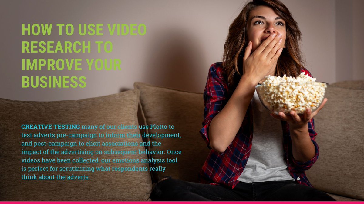 PlottoUK's tweet image. Our clients use Plotto for a variety of purposes, so this week we’re having a look at some of the ways they get value from it. Here’s a tip for using #videoresearch to improve your business…
#mrx #insights