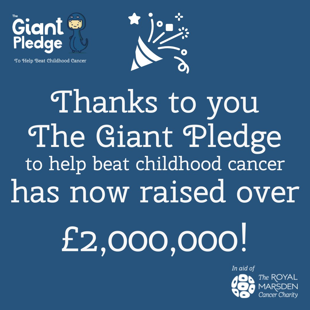 The Royal Marsden Cancer Charity (@royalmarsden) on Twitter photo In 2017, Vicki and James Woodall launched George & the Giant Pledge, while their son, George, was being treated at <a href="/royalmarsdennhs/">The Royal Marsden NHS Foundation Trust</a> for PNET Ewing's Sarcoma. They aimed to raise £1 million for research into childhood cancers. <a href="/GiantPledge/">Giant Pledge</a> (1/2) In 2017, Vicki and James Woodall launched George & the Giant Pledge, while their son, George, was being treated at <a href="/royalmarsdennhs/">The Royal Marsden NHS Foundation Trust</a> for PNET Ewing's Sarcoma. They aimed to raise £1 million for research into childhood cancers. <a href="/GiantPledge/">Giant Pledge</a> (1/2)