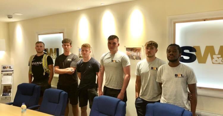 SWL_1978's tweet image. This morning six of our apprentices attended the office to complete their Working At Height training course. 

Alison Sinclair, our health and safety officer plays a pivotal role is protecting our staff and those working in proximaty to them.

#SWL