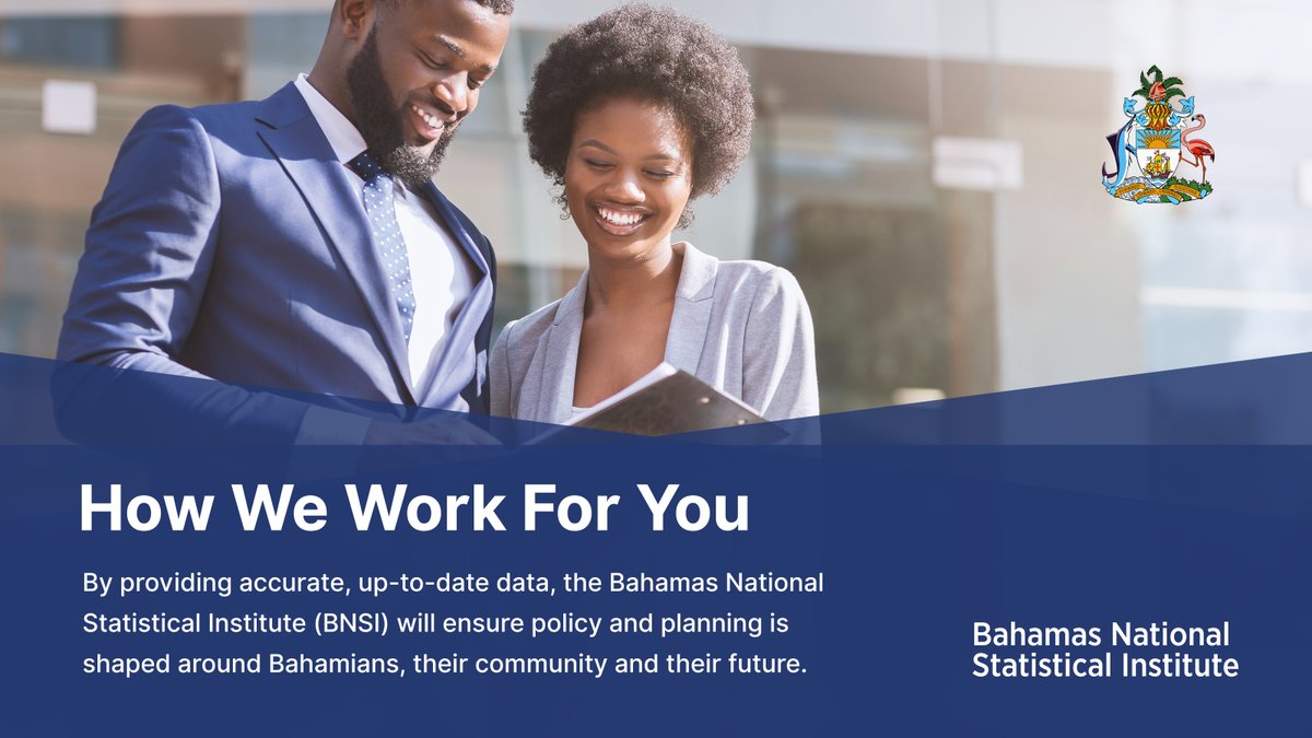 StatsBah's tweet image. Impactful planning and policy happen when accurate and timely data is available. We are working for the Bahamian people to insure persons and businesses have the right information about the population to make informed decisions.
#statsbah #statisticsmatter #bahamas #bahamasstats