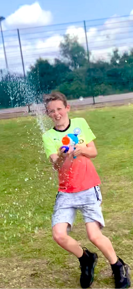 Year6KJAR's tweet photo. Year 6 very much enjoyed their Enrichment Week, which culminated in the glorious summer sunshine with a ‘Splat The Teacher’ and water fight session! We wish all of the children well next year in Year 7 and look forward to hearing about your future successes on the Senior Site! https://t.co/UM8tfVPytk