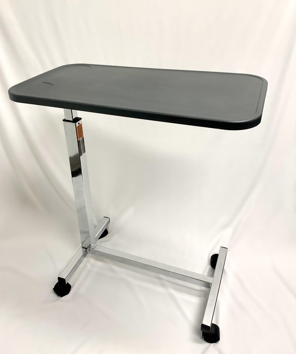 CapstoneHME's tweet photo. ‼️ Adjustable Overbed Tables ‼️

On bed rest or needing somewhere to sit your food as you watch the game, these overbed tables are perfect for you! The height is even adjustable! 

•New: $85
•Used: $45

•Rent: $10/month https://t.co/jLsXQSCkc0
