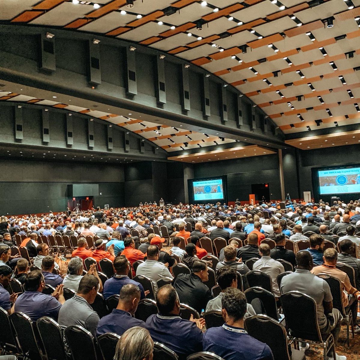 Another #CoachingSchool for the record books… highest ever attendance at a THSCA convention at 14,153! 

23 Mandatory Education Virtual Opportunities 
200+ On-site Lecture Hours
7 Panel Discussions
22 meetings
15 Networking Events
ALL IN 72 hours!