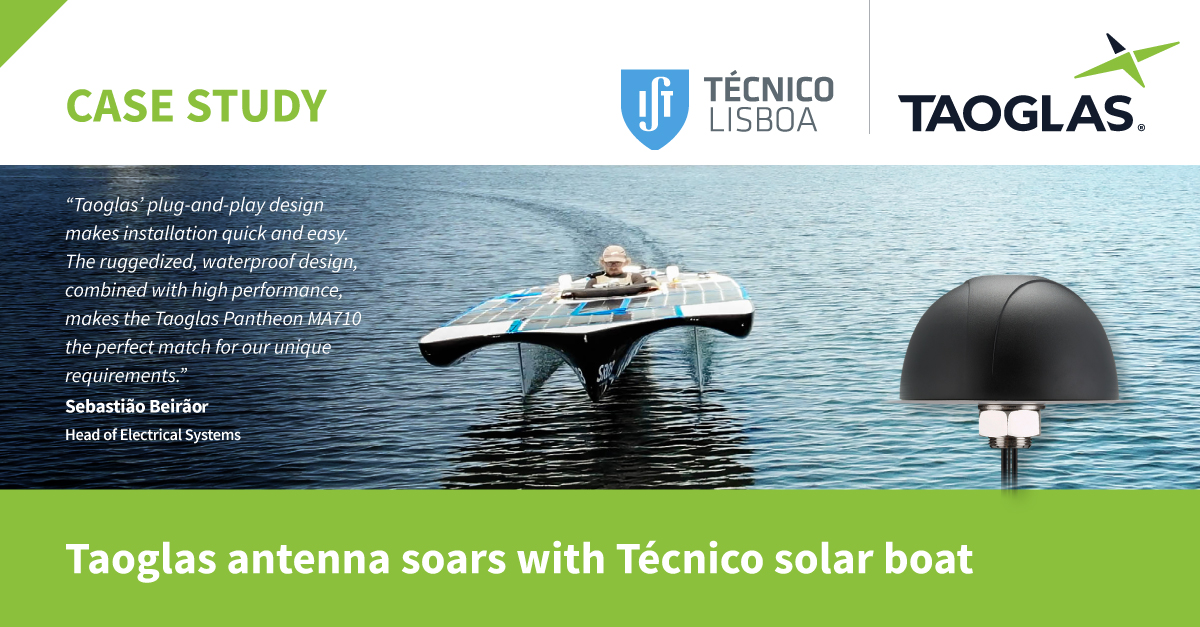 Richardson_RFPD's tweet image. Learn how @Taoglas #antenna soars with Técnico solar boat - a project by engineering students at Instituto Superior Técnico, University of Lisbon, where they design and build boats powered by renewable energy.

▶Download the case study: spr.ly/6016yjCaa
#solarpoweredboat