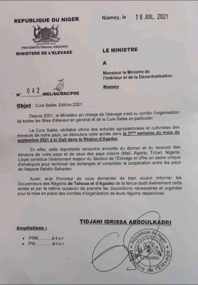 Obianou's tweet image. #CureSalée #Edition2021
Troisième semaine de #Septembre2021 à #Ingall #Agadez Niger 🇳🇪