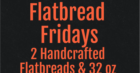 "Trust me, you're a great dancer" - 4th beer 2 Handcrafted Flatbreads &amp; 32 oz CAVU Beer- $30