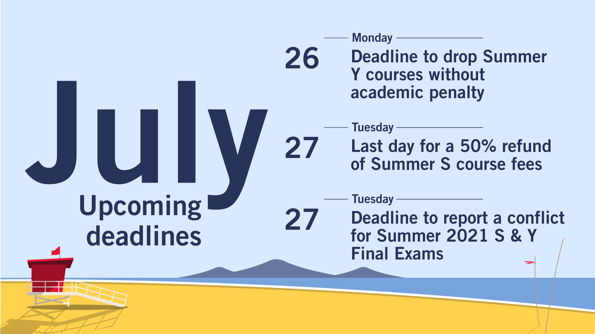 UTSC Registrar on Twitter: "Important Summer dates are coming up at #