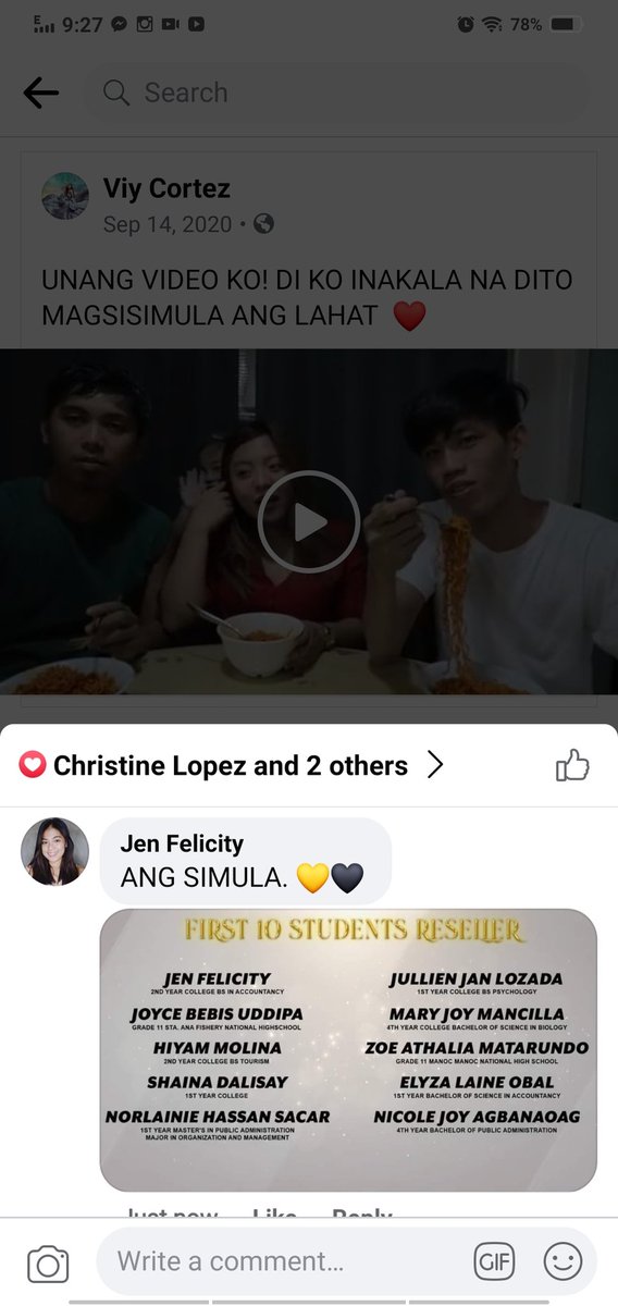 dyenlangs's tweet photo. HAPPY VIYDAY! 🥳 Thank youuu, ate @HiThisIsViy, Papa wow, Mama viviys Mr. &amp; Mrs. Cortez! 😇 Pagbubutihan ko po at hinding hindi ko po ito sasayangin. 💛🖤  #ViylineFamily #Viyline #ViylineSkincare https://t.co/yv2d60NoRD