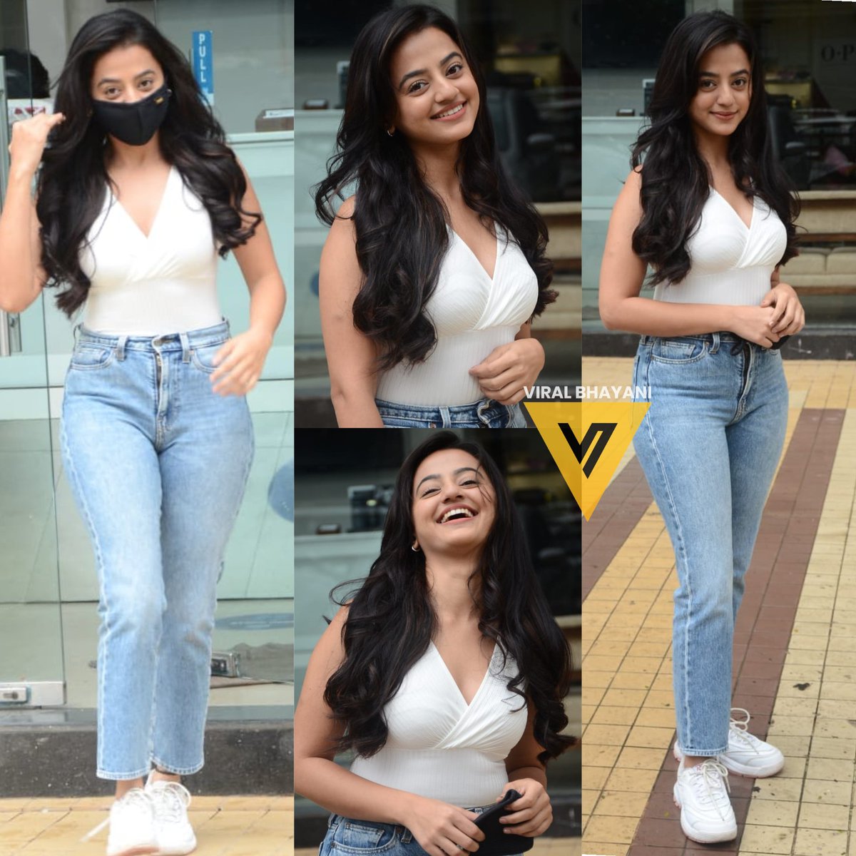 #HellyShah get's Papped today at Andheri 😍🔥📸 <a href="/viralbhayani77/">Viral Bhayani</a>