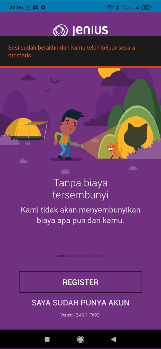 _muhsya's tweet photo. @jeniushelp malem mau tanya kak, ini setelah login tidak bisa masuk kenapa yah? Mohon bantuannya https://t.co/eRx0czHkMR