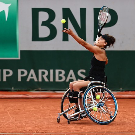 NationalRamp's tweet photo. .@mathewson_dana will be making her 2nd trip to the Paralympics, hoping to earn the 1st medal for US Women's Wheelchair Tennis since it's debut in 1988. When not training, Dana is working on her doctorate in audiology. Good luck, Dana! #TeamUSA, #WheelchairTennis #USParalympics https://t.co/4ZTKF533Od