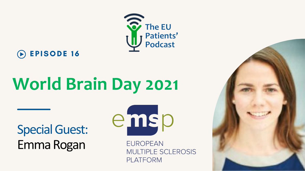 eupatientsforum's tweet photo. 🤷‍♀️How can #MS impact the daily life of a person with the condition? 
🎙EMSP's @emmadragon tells us and expands on the #MSBarometer in time for #WorldBrainDay2021 on our latest podcast. 
🎧 Have a listen: https://t.co/ZwWLELoOCP https://t.co/BKZ3CawDBJ