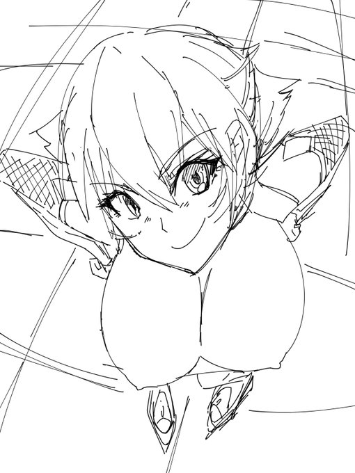 こういうめっちゃパースきかせるアングルすっげーむずい
ずっとあーでもないこーでもない弄り続けたけど、一向に描ける気がしない
くっそー 