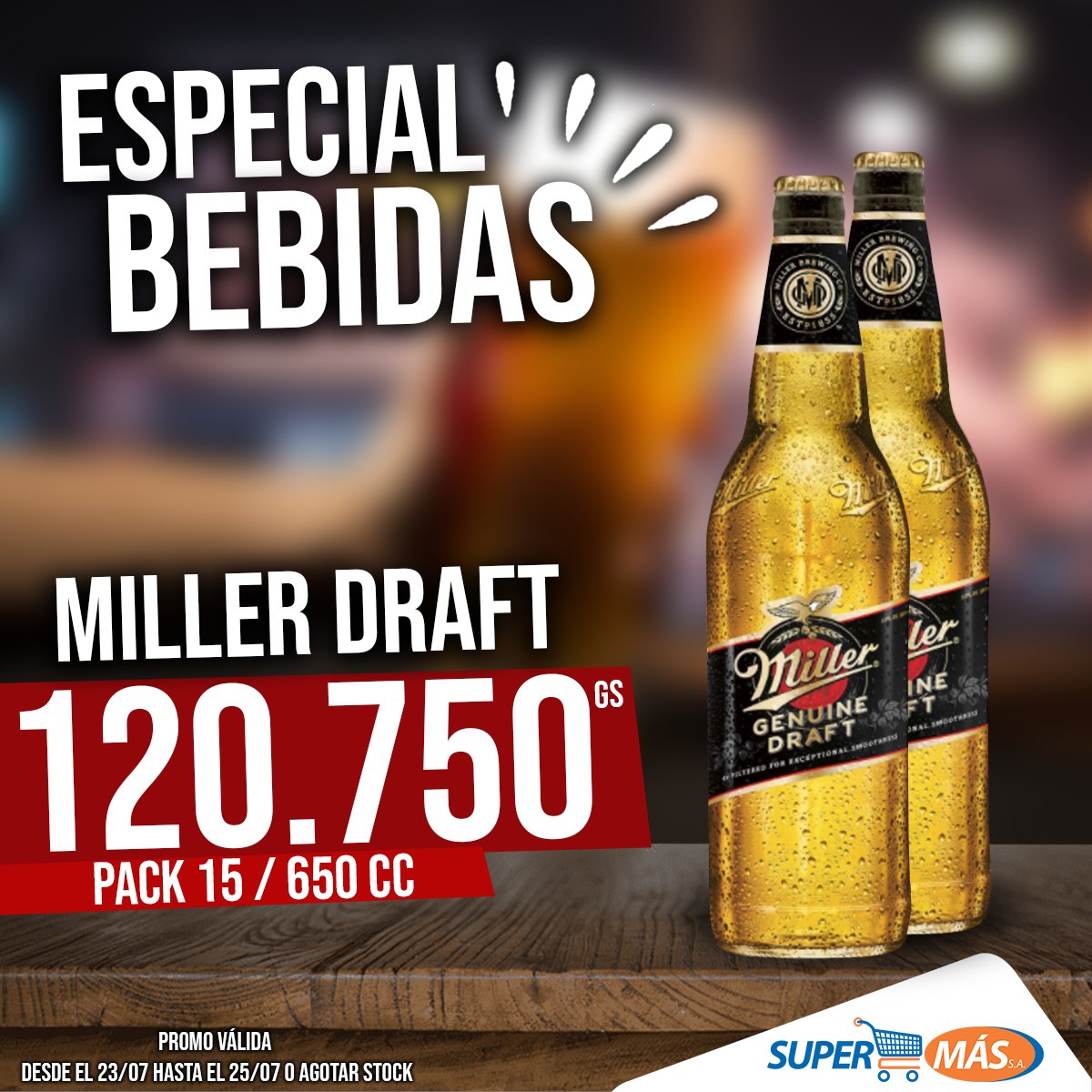 supermas_py's tweet photo. Promo Especial para refrescar tu fin de semana 🍻🍻🍻
▪️▪️Vení y aprovechá todas las ofertas que tenemos para vos ▪️▪️
▪️Te recordamos que también podes comprar desde tu casa a través de nuestra web
https://t.co/0rg8JFcYvs
.
.
#SuperMas #SuperMasPy #jaumina #drink #cervezapy https://t.co/QMRtBa4uKg