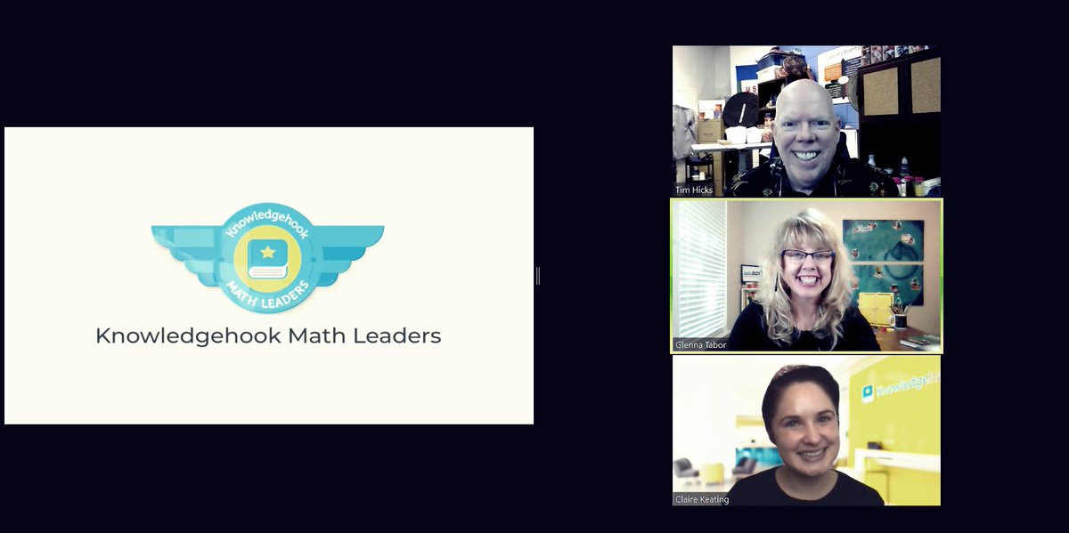 Began Friday sharing w <a href="/Tim_Hicks_101/">Timothy P Hicks</a> as part of <a href="/knowledgehook/">Knowledgehook</a> 4 Challenges Math Leaders Face Workshop. This year <a href="/SSCMSStallions/">SSCMS</a> is going to be a good one—especially w Mr. Hicks &amp; <a href="/lhwoodruff/">Laurie Woodruff</a> at the helm! Thank you, Claire, for asking me to be a part!