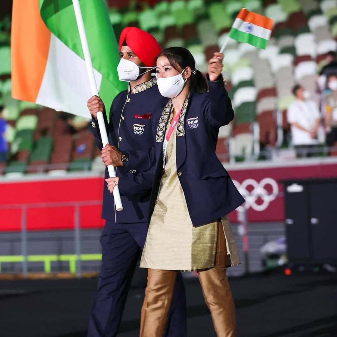 #TeamIndia🇮🇳 for you the #HindustaniWay

#WeAreTeamIndia🇮🇳 #Cheer4India 
📸 Tokyo 2020