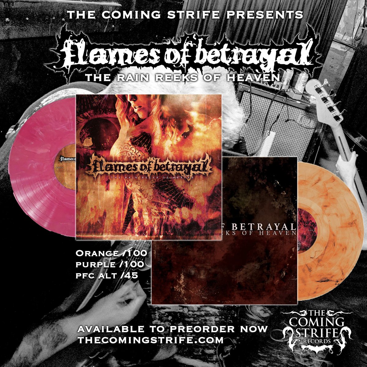 theflamezof's tweet photo. The Rain Reeks of Heaven is out today on all streaming platforms! 

Vinyl and shirts are available now at https://t.co/tYEaAARj2h. 

We hope you enjoy. ❤️‍🔥 https://t.co/PdjsdzhkfZ