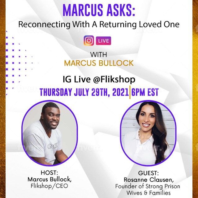 StrongPrisonWiv's tweet photo. Join us this Thursday on @instagram LIVE @flikshop #MarcusAsks Reconnecting With A Returning Loved One with @StrongPrisonWiv founder Ro
#prisonfamilies #spwf https://t.co/eoxLb09BVC