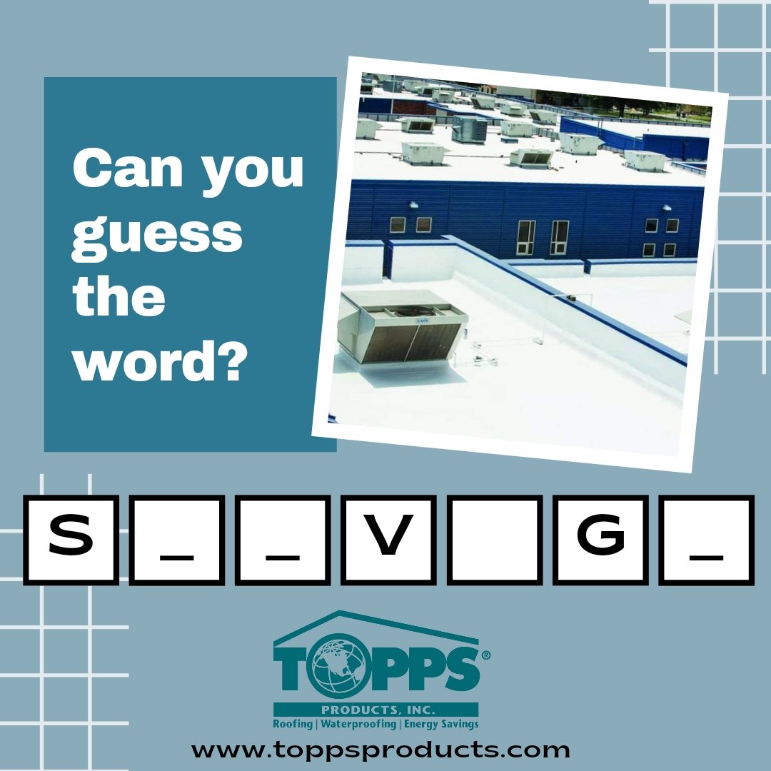 Let's start this Friday off with some Fun! We're calling this 'Words with Roofers!'

Guess the word and leave a comment below!

#roofing #roofingexperts #roofingcompany #roofingproduct #commercialroofing #commercialroofingproducts #wordswithroofers