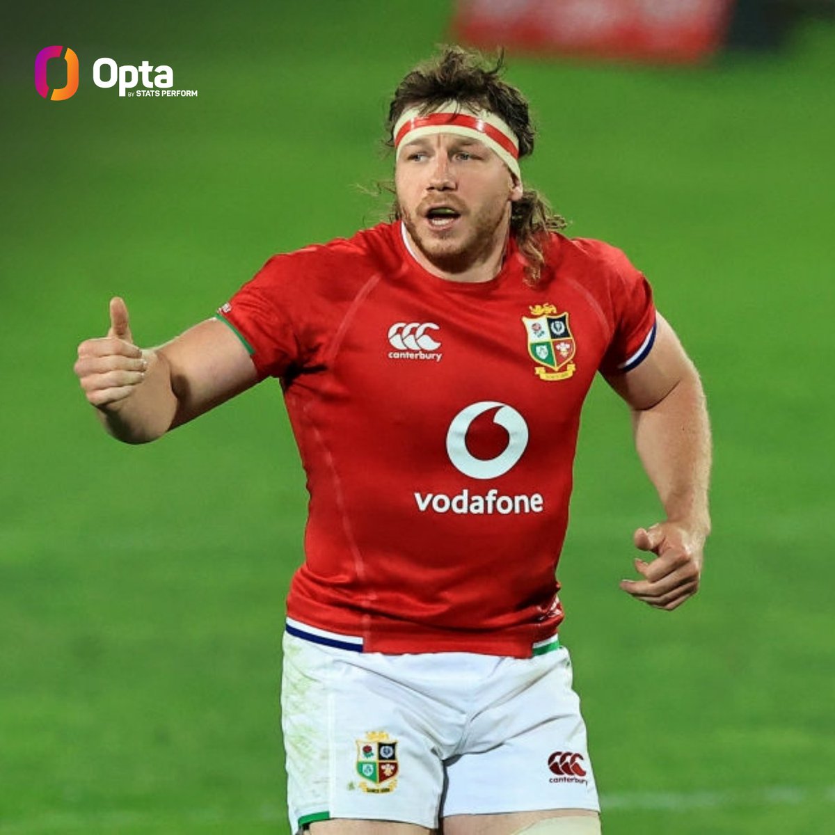 OptaJonny's tweet photo. 39 - @hamishwatson7 has made more tackles (39) than any other player on this @lionsofficial tour, he is also yet to miss a hit on tour; in fact he has not missed a tackle in his last 20 matches for either @Scotlandteam or the Lions, completing 261/261 hits in that time. Finisher. https://t.co/p3ybcSToXf
