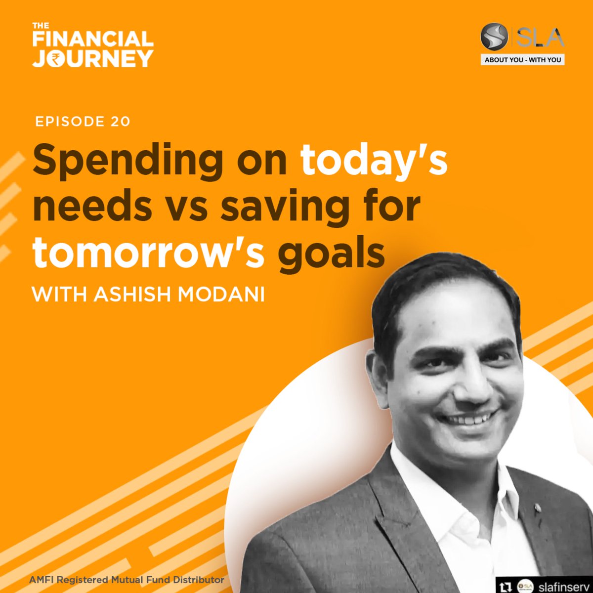 ashish_modani's tweet photo. We often have to make decisions about our current life requirements making sure that we arenโt disturbing our long term goals. Is there a way to judge when to fulfill a need or a goal, and more importantly, is there a way to achieve both? Well, there is!
#AMTalks #newpodcast https://t.co/Vo7qs4Ejx4
