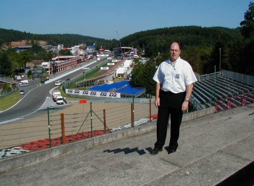 <a href="/AutomobiliaH/">Automobilia_Hub</a> Here's me when I worked for FOM at NEARLY the same spot in 1998.....