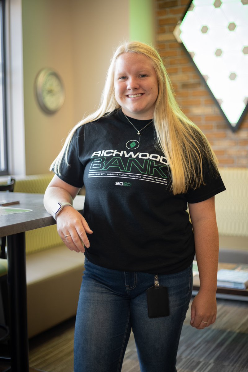 INTERN OF THE WEEK: Lisa Leienberger <a href="/lisaleienberger/">Lisa Peterson</a> is a senior attending The Ohio State University. She is a Loan Admission intern at the Richwood branch. Fun Fact: She tore her ACL playing basketball in high school. Check back next Friday for the next intern of the week!