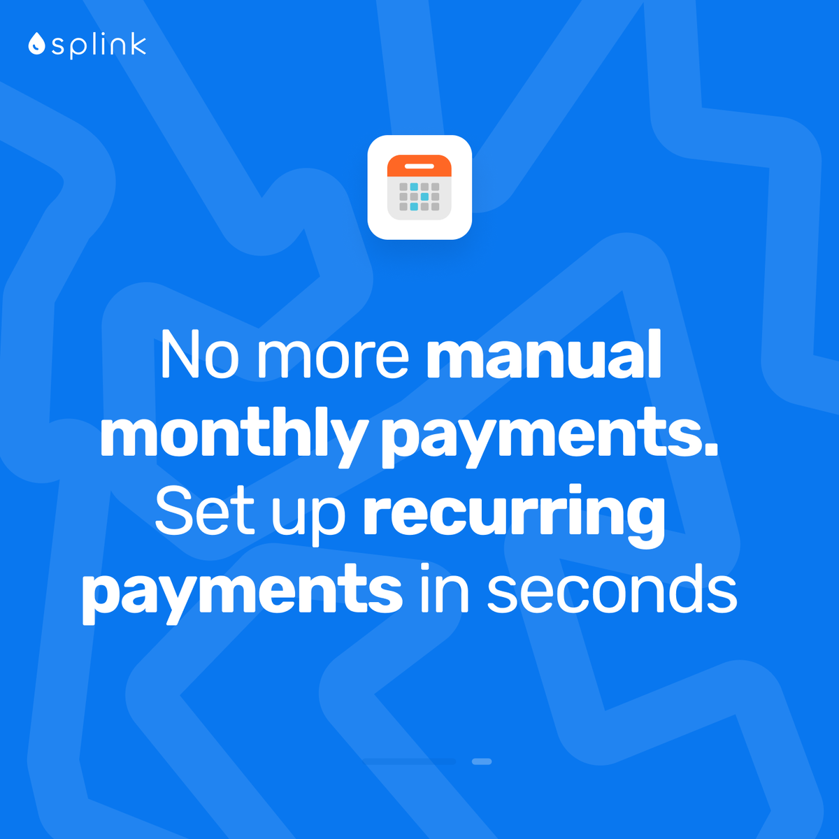 Set up recurring payments straight from your phone or desktop. Input your customers details once and we'll take over. 
Sign up today for our 14 day free trial at splink.io 🚀
#fintech #IrishStartup #digitalpayments